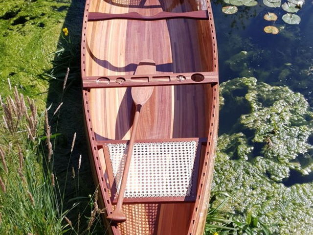 Cedar supplied to Wander Lust Custom Cedar Canoes 48